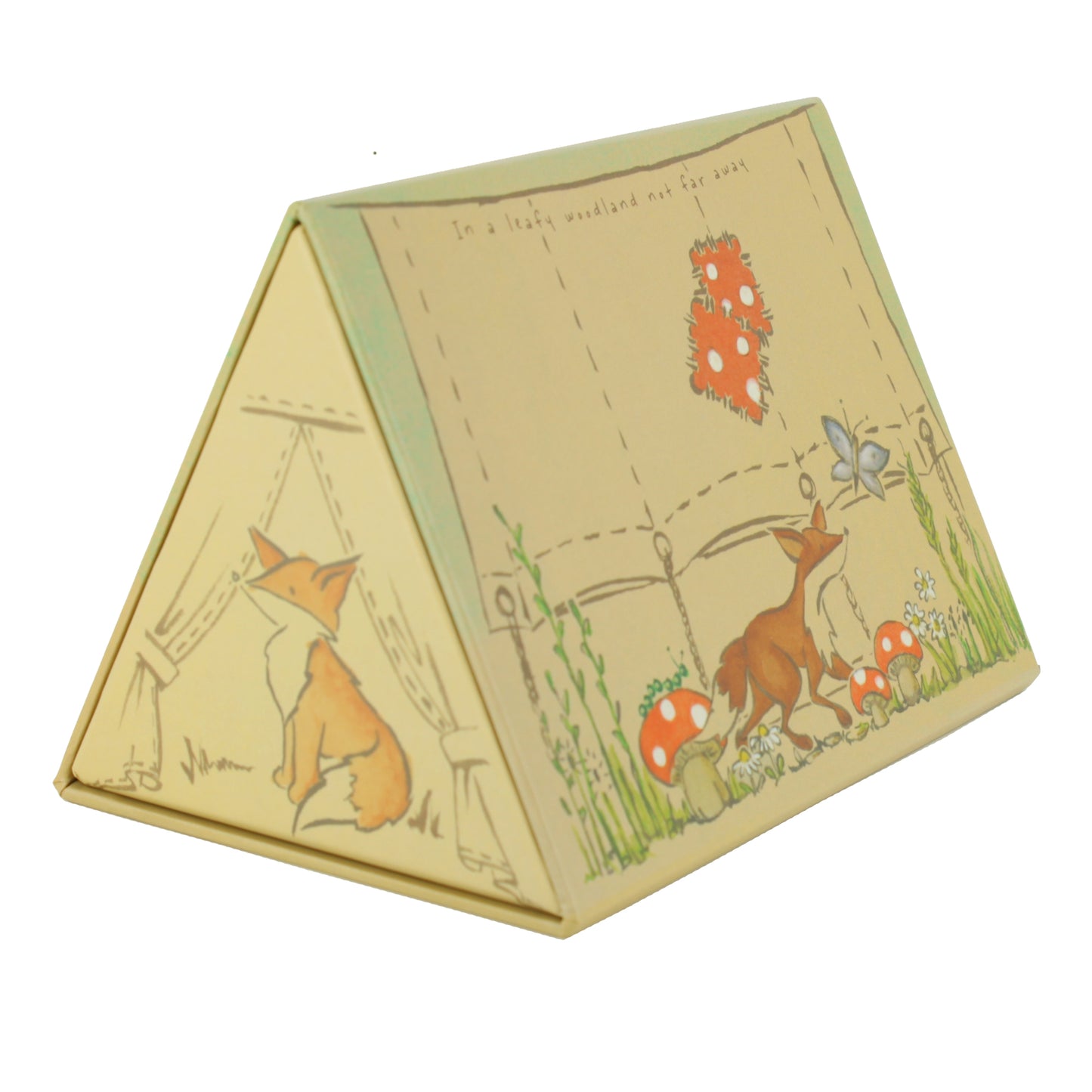 Daisy the Fox in Tent Box