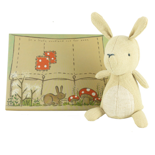 Tilly the Rabbit in Tent Box