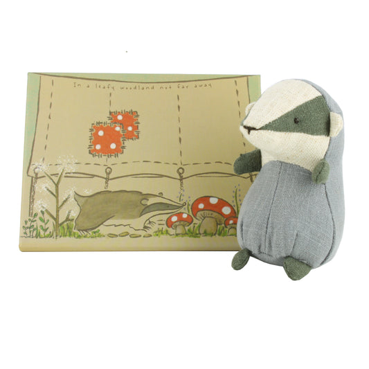 Sooty the Badger in Tent Box